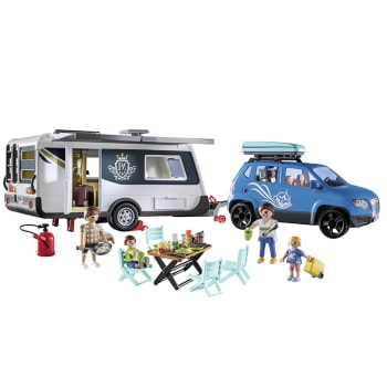 PLAYMOBIL-71423 Caravan with Car​