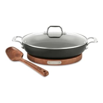 All-Clad - HA1 Gathering 3 Qt. Universal Pan w/Lid, Trivet and Serving Spoon