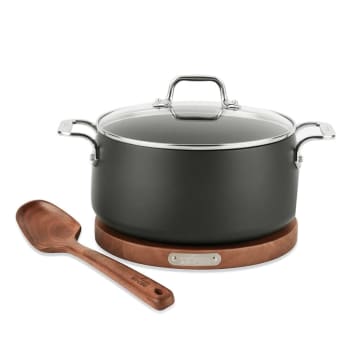 All-Clad - HA1 Gathering 6 Qt. Dutch Oven w/Lid, Trivet and Serving Spoon