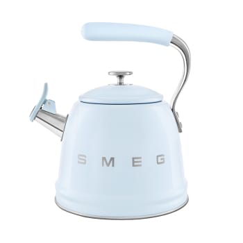 Smeg Stove Top Whistling Kettle  pastel BLUE