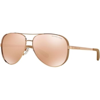 Michael Kors Sunglasses Chelsea MK5004 - Rose Gold Flash Lenses