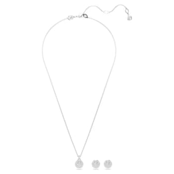 Swarovski Meteora Set - White Rhodium Plated