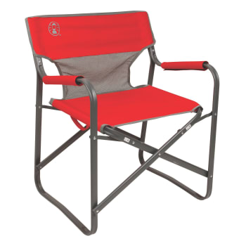 Chaise de terrasse en acier Outpost™ Breeze de Coleman - Rouge