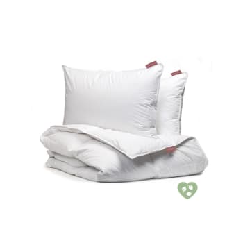Set microgel avec couette et oreillers Bianca - Queen
