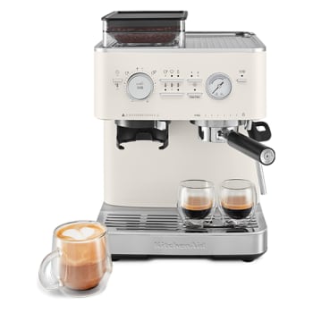 KitchenAid® Semi-Auto Espresso Machine with Burr Grinder - Porcelain