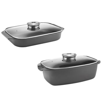 Cocotte haute allant au four avec couvercle antiadhésive de Guzzini