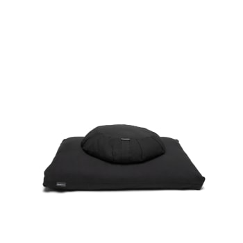 Ensemble de Sièges Ronds en Coton de b, halfmoon - Charbon