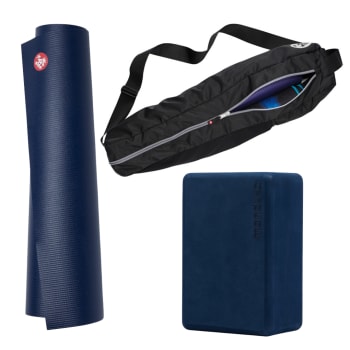 Ensemble tapis de yoga  PROlite 71 po de Manduka- Bleu Nuit