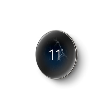 Google Nest Learning Thermometer 4th Gen with 1 Nest Temperature Sensor 2nd Gen - Silver