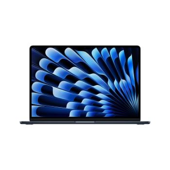 Apple 15-inch MacBook Air: Apple M4 chip with 10-core CPU and 10-core GPU, 16GB, 256GB SSD - Midnight