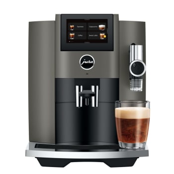 Super machine à espresso entièrement automatique S8 de JURA® - Inox foncé