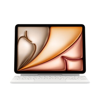 Magic Keyboard pour iPad Air 11 po (M3) – Anglais (États-Unis) – Blanc