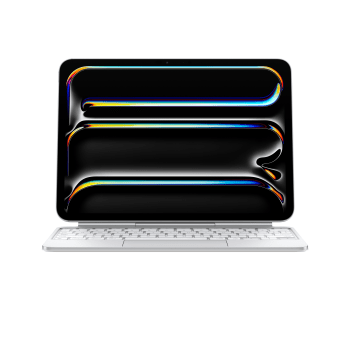 Magic Keyboard pour iPad Pro 11 po (M4) – Anglais (États-Unis) – Blanc