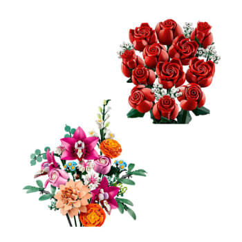 LEGO® Botanicals Bouquet of Roses & Pretty Pink Flower Set