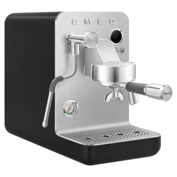 Smeg Minipro Espresso Manual Coffee Machine - Matte Black
