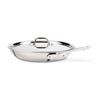 All-Clad d3 Stainless Steel 12" Covered Fry Pan