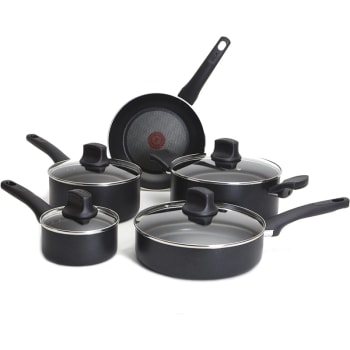 Ensemble de 9 pièces de batterie de cuisine antiadhésive Intuition de T-fal