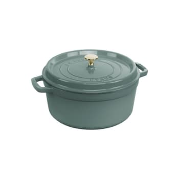 Cocotte ronde Staub 5.2L/5.5QT 26cm - Eucalyptus
