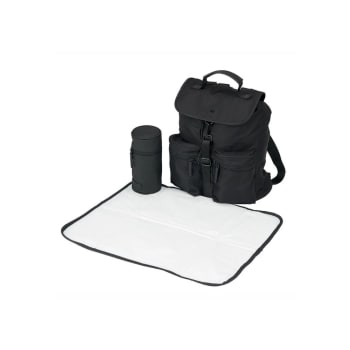 BabaBing! 100% Recyled Backpack Daiper Bag Black