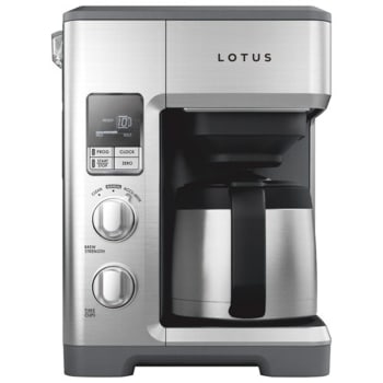 Lotus The Top Drip Coffee Maker with Grounds Scale