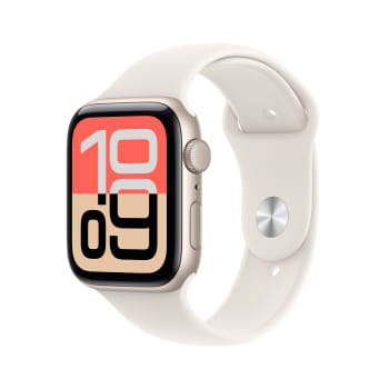 Apple Watch SE 3 GPS 40mm Starlight Aluminium Case with Starlight Sport Band - S/M