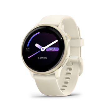 Garmin® vívoactive® 6 Lunar Gold with Bone Band 42mm Smartwatch