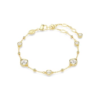 Swarovski -Imber Bracelet - Round Cut - White / Gold