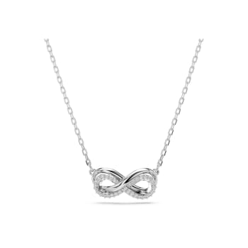 Swarovski -Hyperbola Pendant Pavé Infinity - White