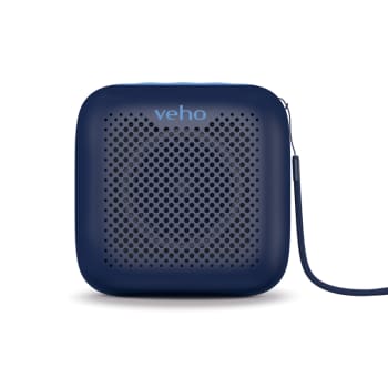 Veho MZ-4 Water Resistant Wireless Bluetooth Speaker-Blue
