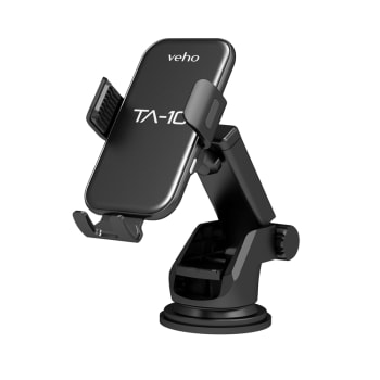 Veho TA-10 Universal In-Car Smartphone Cradle with Qi Wireless Charging - Black