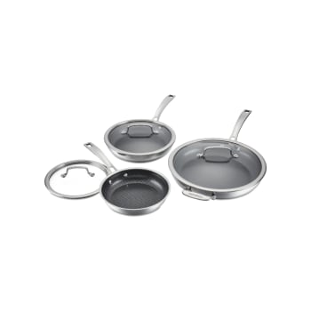 FusionPlus™NS en acier inoxydable 8, 10 et 12 pouces avec couvercles de Cuisinart