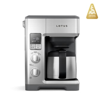 Lotus The Top Drip Coffee Maker with Grounds Scale