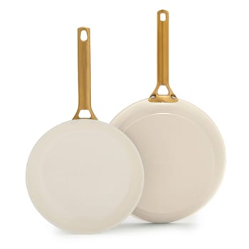 GreenPan ™ Reserve Pro Ceramic Nonstick 2-Piece Frypan Set - Cream