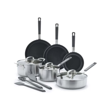 Bobby Flay by GreenPan ™ Stainless Steel Nonstick 12-Piece Cookware Set