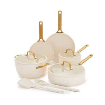 GreenPan ™ Reserve Pro Ceramic Nonstick 10-Piece Cookware Set - Cream