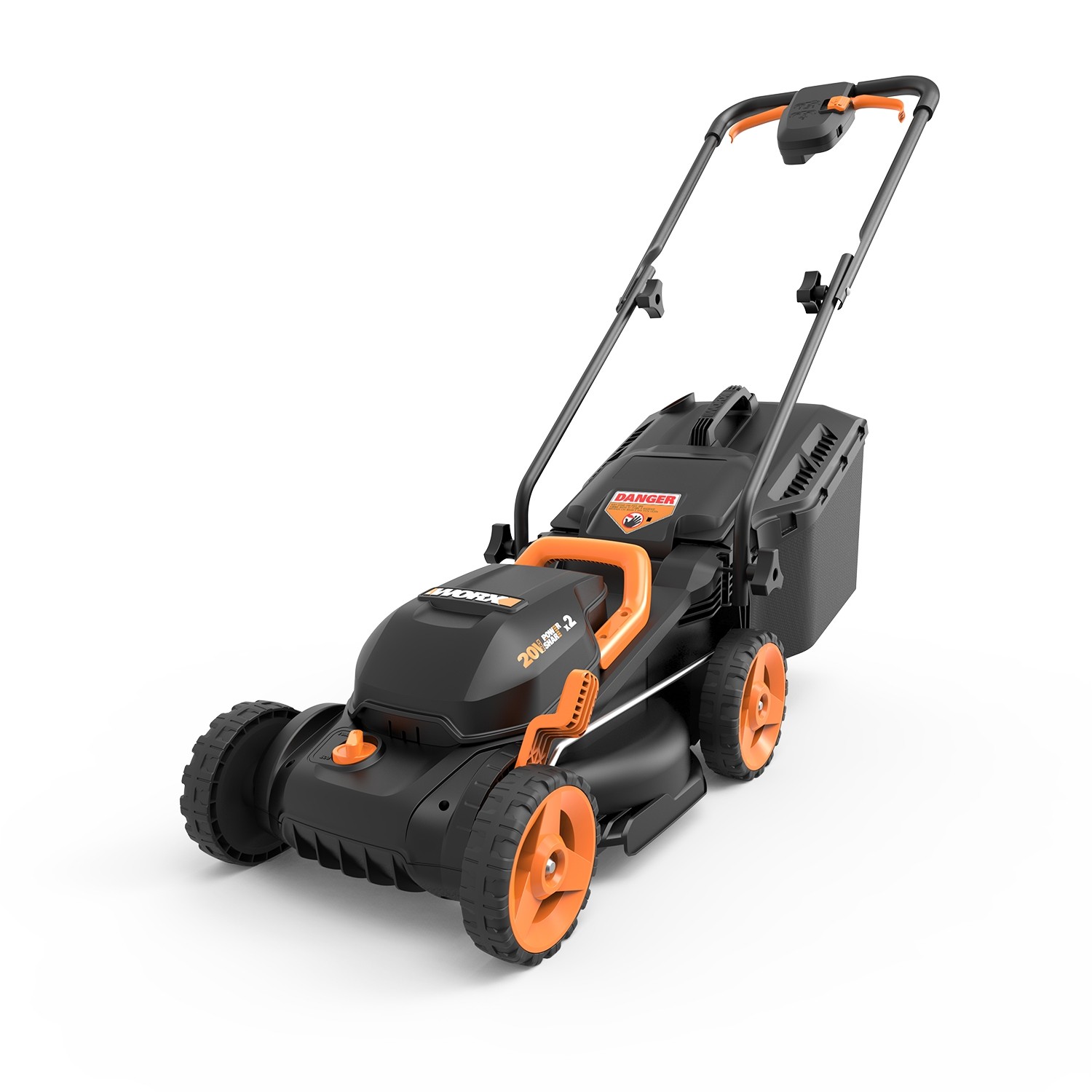 Worx 2x20V 4.0AH Cordless 14 Lawn Mower with Mulching Capabilities and Intellicut AIR MILES