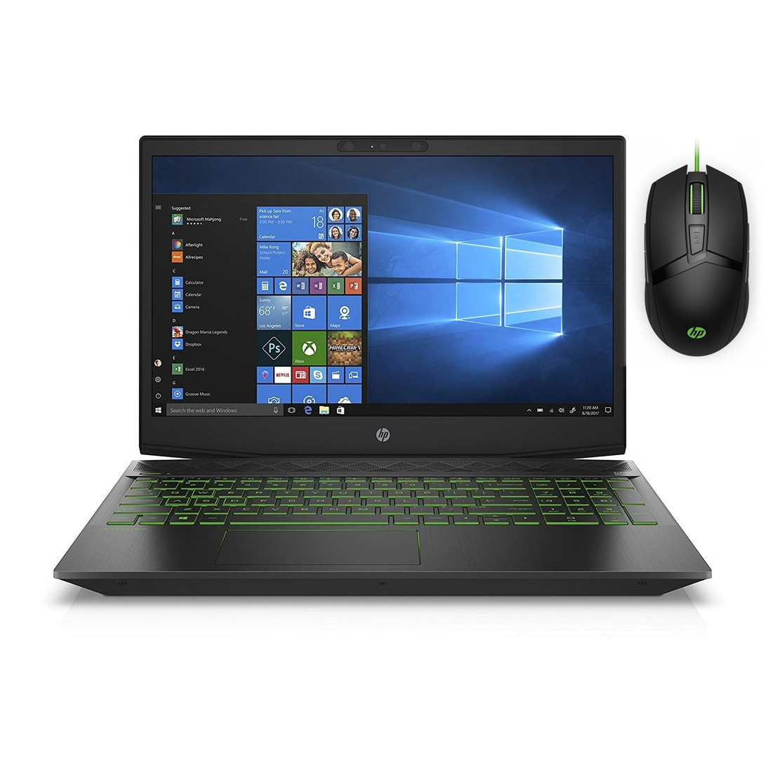 HP Pavilion 15-dk0010nr 15.6'' Notebook Includes HP 300 PAV Gaming