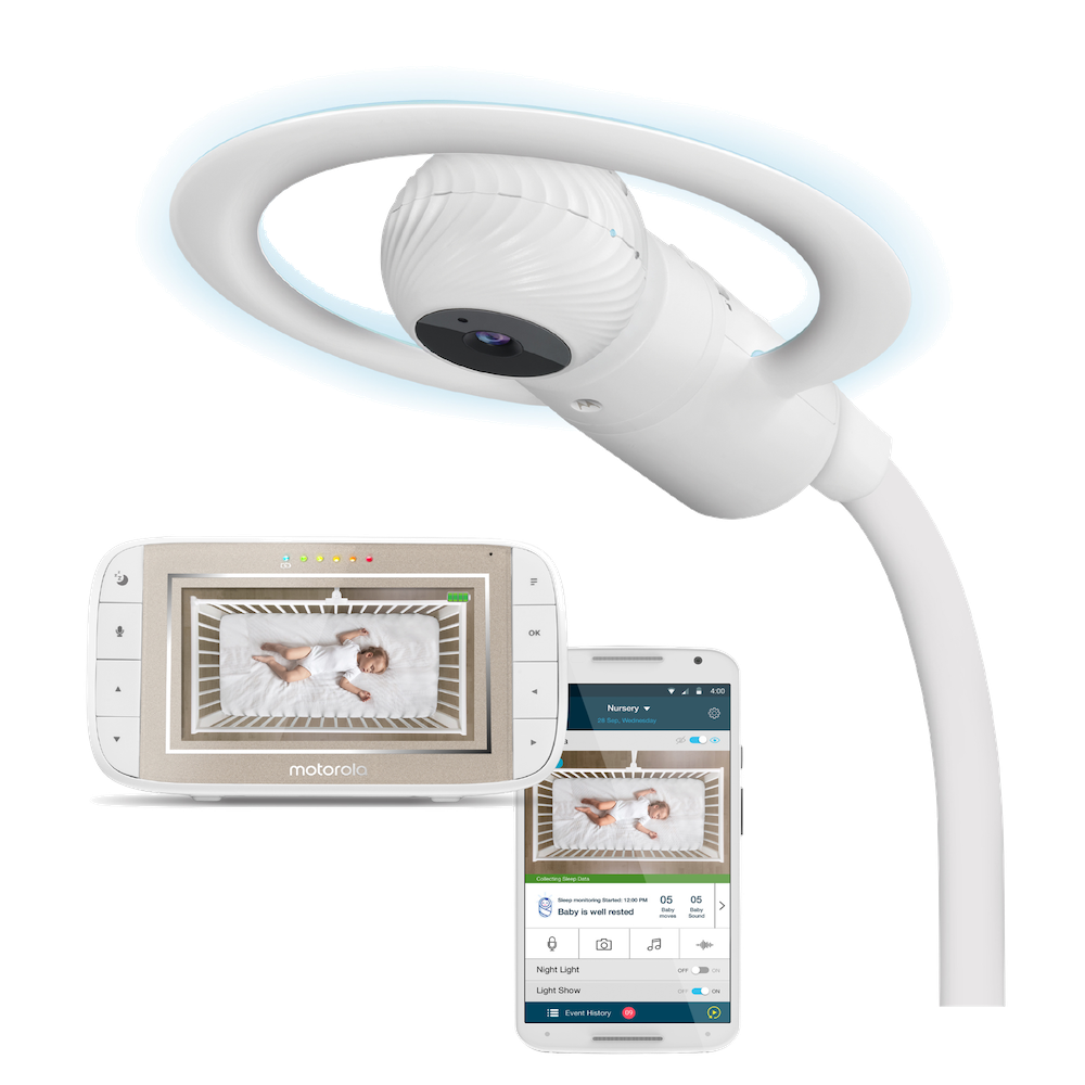 Motorola Halo Over the Crib HD Wi Fi Baby Monitor Soother AIR MILES