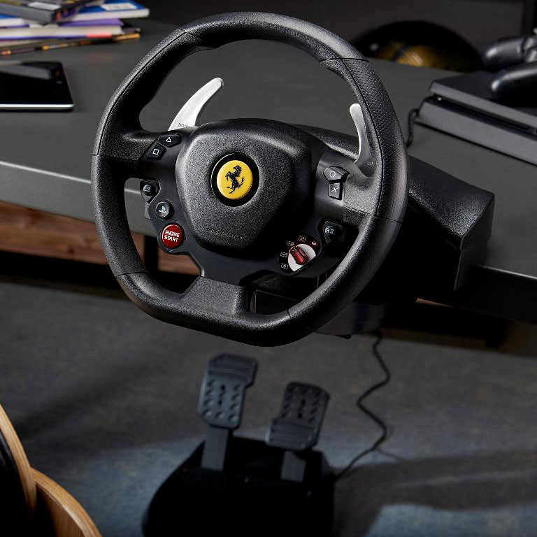 thrustmaster t80 ferrari 488 gtb edition racing wheel ps4