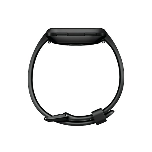 fitbit versa black aluminium