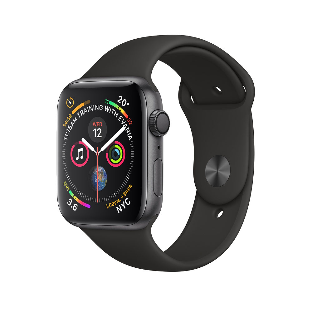 Apple Watch Series 4 Space Grey Aluminium Case with Black Sport Band - 44mm  - GPS | AIR MILES