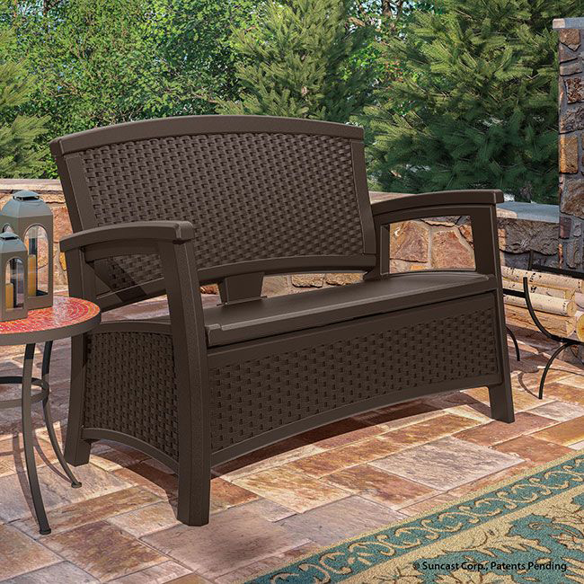 Get Suncast Elements Loveseat With Storage Java And Other Patio Rewards At Airmiles Ca Free On All When You Use Miles Get Suncast Elements Loveseat With, Suncast Outdoor Furniture