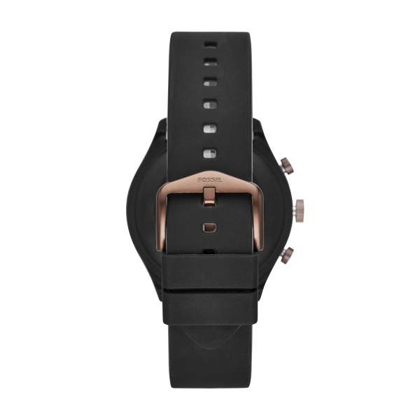 Fossil Sport 43mm Black Silicone Smartwatch AIR MILES
