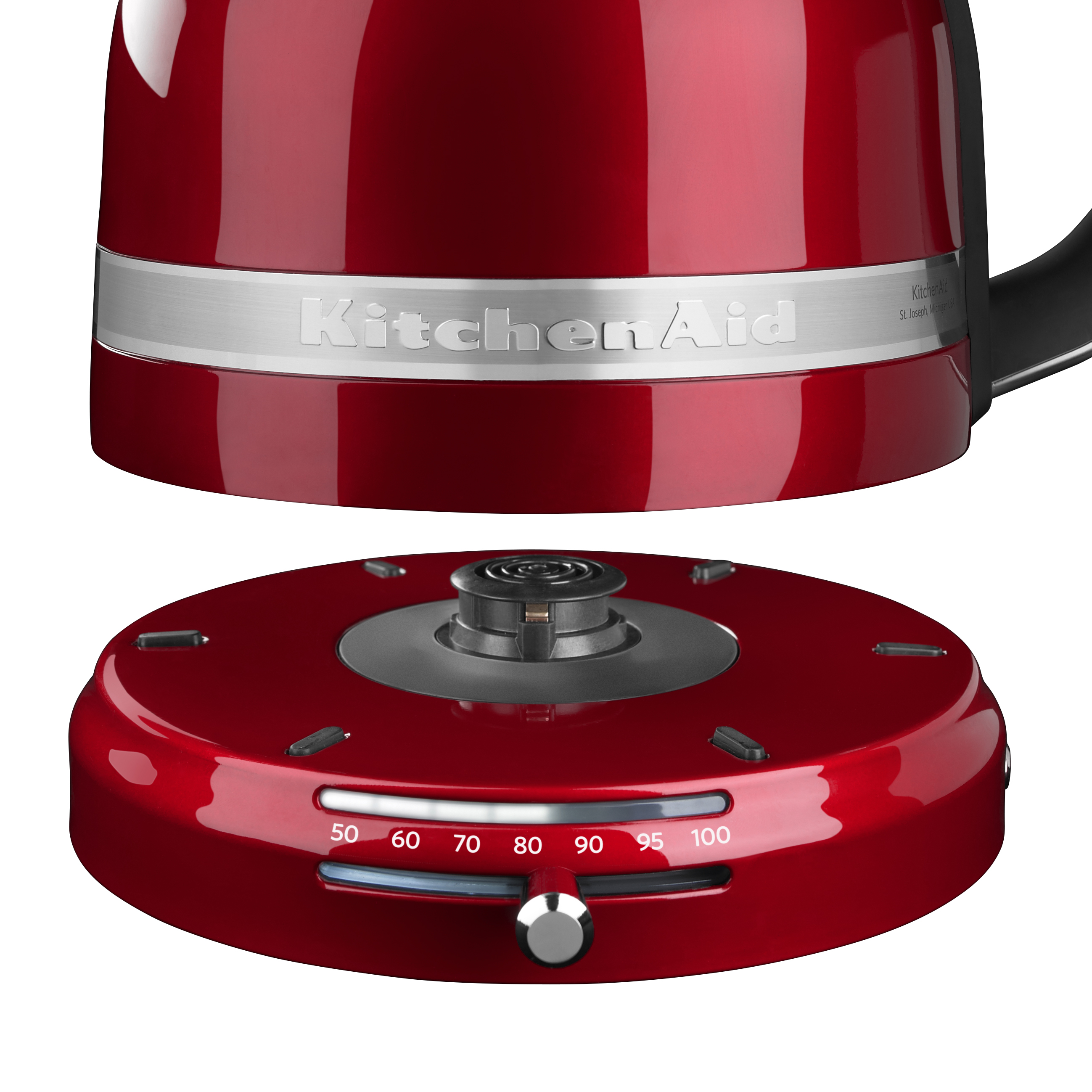 KitchenAid Pro Line Candy Apple Red Electric Kettle