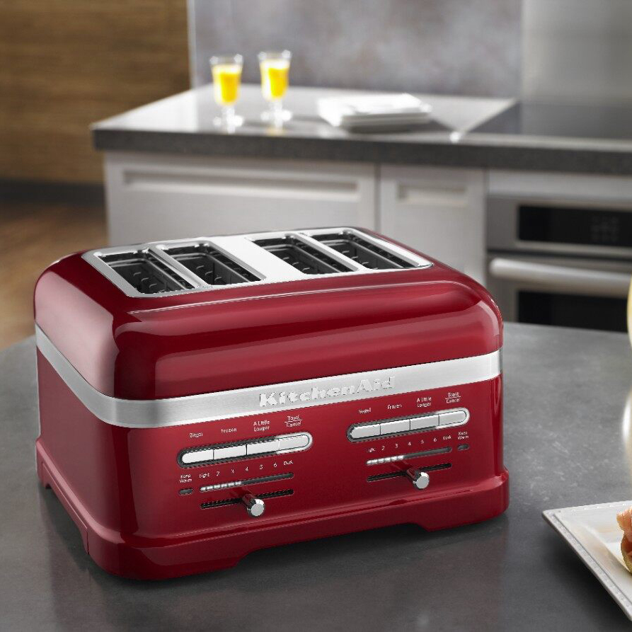 KitchenAid Candy Apple Red Pro Line Toaster - PickmyToaster