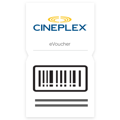 $30 Cineplex E - Gift Card