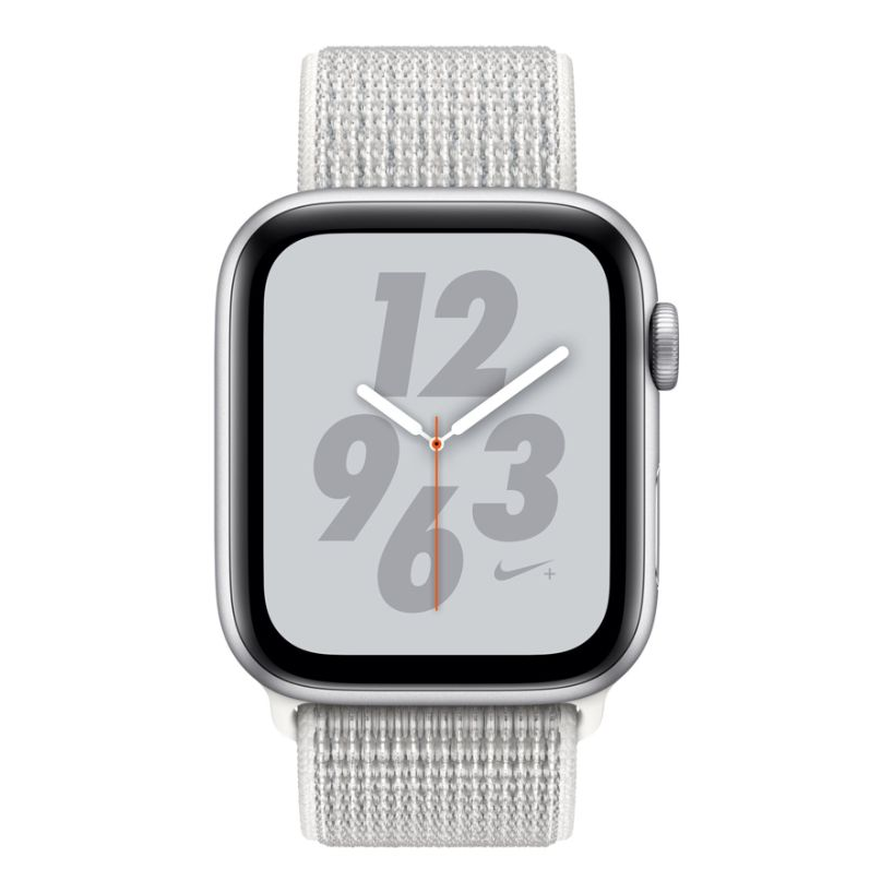 Nike apple watch series 4 silver clearance