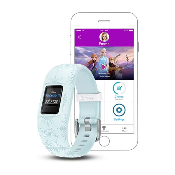 Garmin Vivofit jr. 2 Disney Frozen 2 Elsa Adjustable Fitness Tracker Light Blue AIR MILES