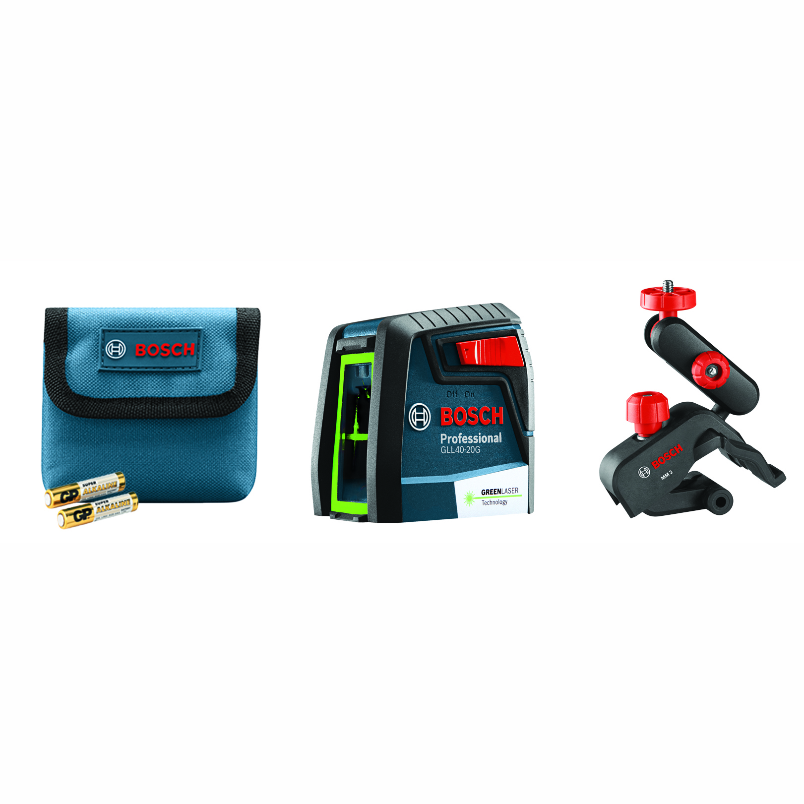 Bosch GLL40 20G Green Beam Self Leveling Cross Line Laser AIR MILES