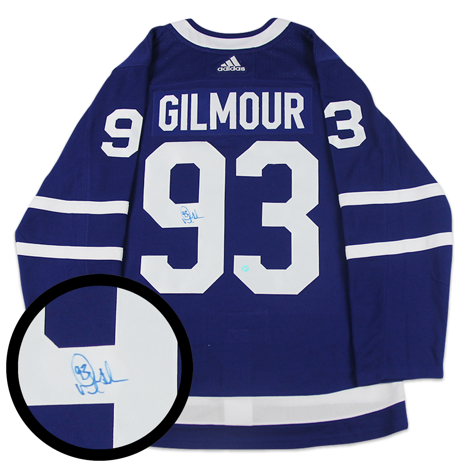 Doug Gilmour Signed Adidas Blue Toronto Maple Leafs Jersey – Autograph  Authentic